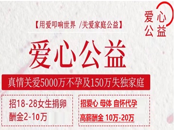 安徽捐卵助孕生子 爱心志愿者招募
